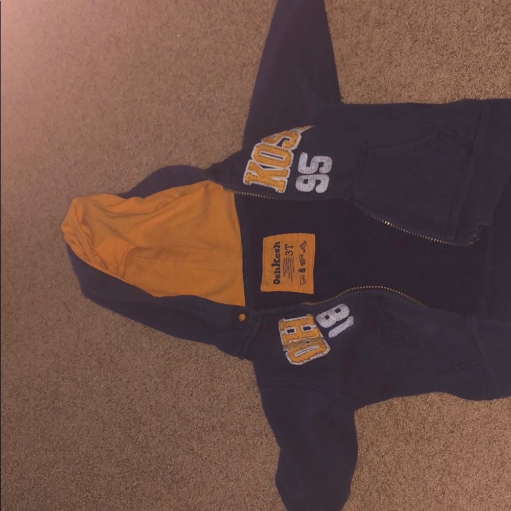 Blue and yellow 3T jacket